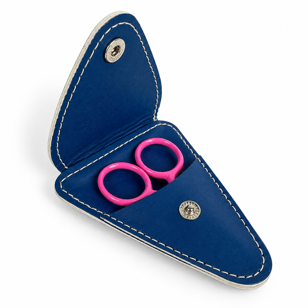 Snip & Stitch Leather Tool Case – Scissor + Darning Needle Holder