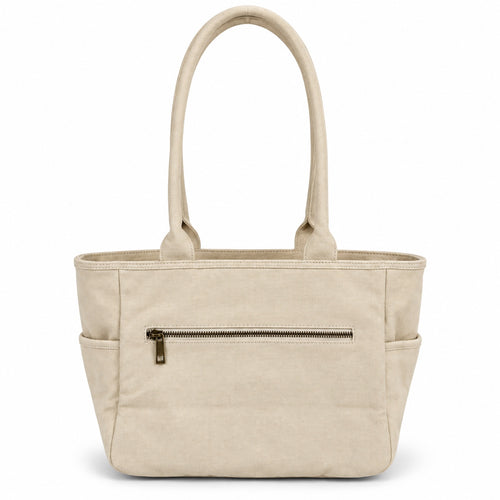 Always Knitting TIMI Tote™ – Dark Denim + White Embroidery