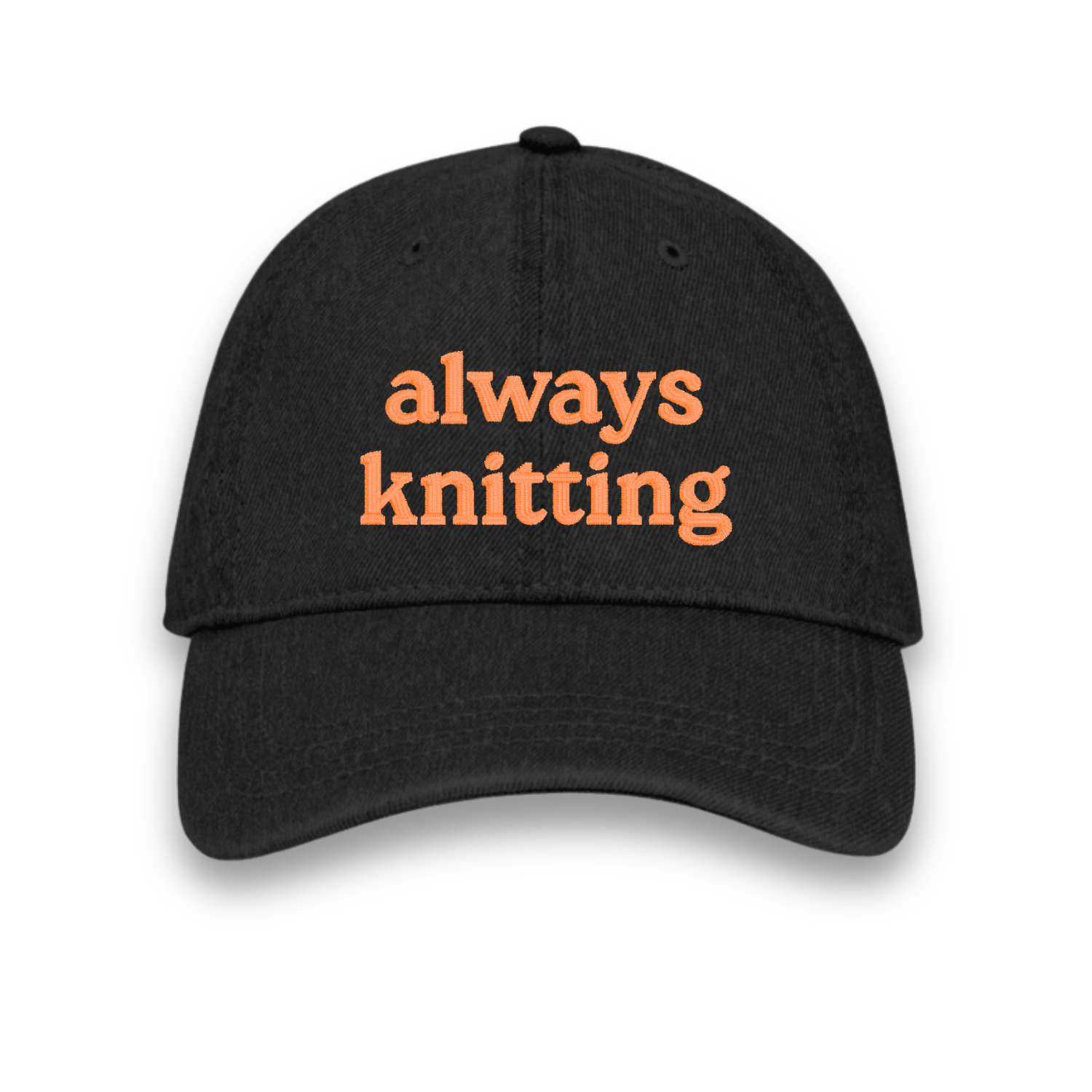 always knitting - Denim Hat [CHOOSE YOUR THREAD COLOR!]
