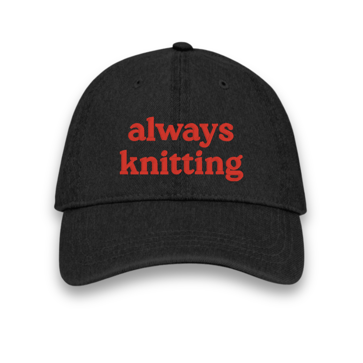 always knitting - Denim Hat [CHOOSE YOUR THREAD COLOR!]