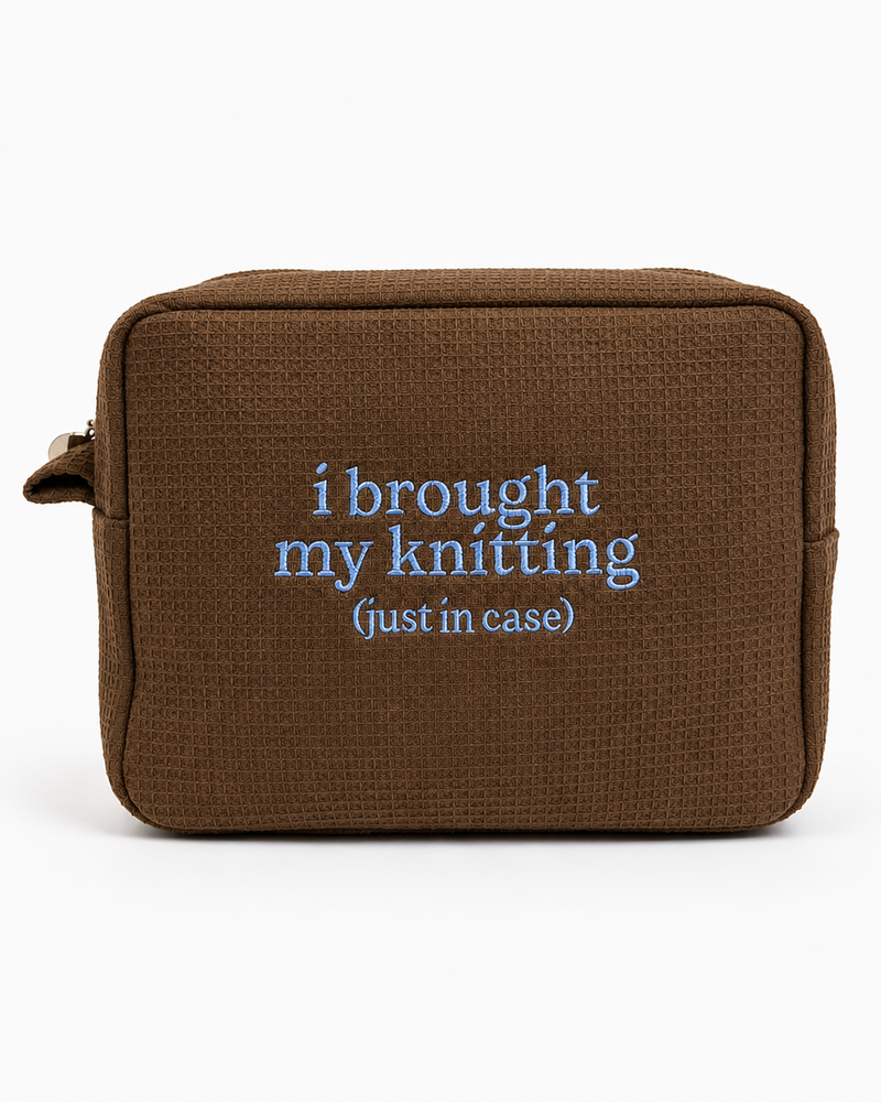 Personalized Waffle Pouch | Custom Embroidered Pouch | Make(r) Your Own