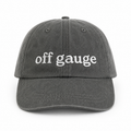 Off Gauge - Charcoal Hat – White Embroidery | TIMI