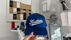LA Knitters – Royal Structured Hat – White Embroidery | TIMI