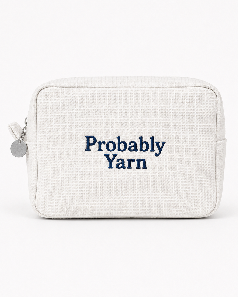 Personalized Waffle Pouch | Custom Embroidered Pouch | Make(r) Your Own