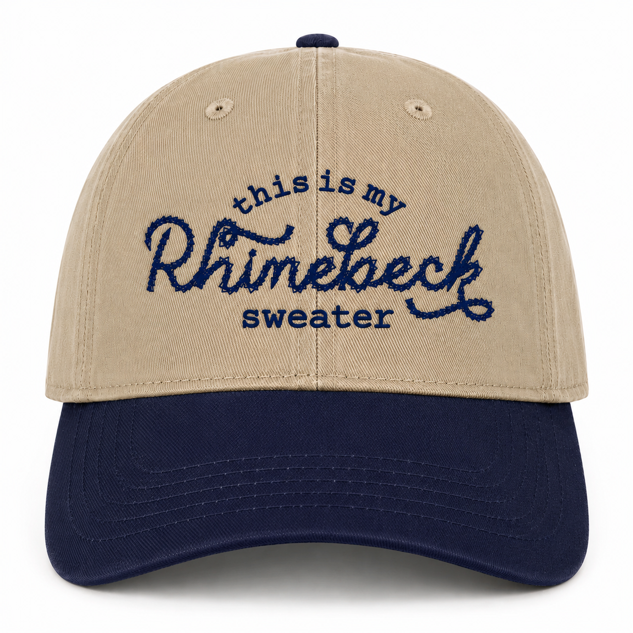 This Is My Rhinebeck Sweater - Custom Chainstitch Embroidered Fiber Festival Hat | Make(r) Your Own