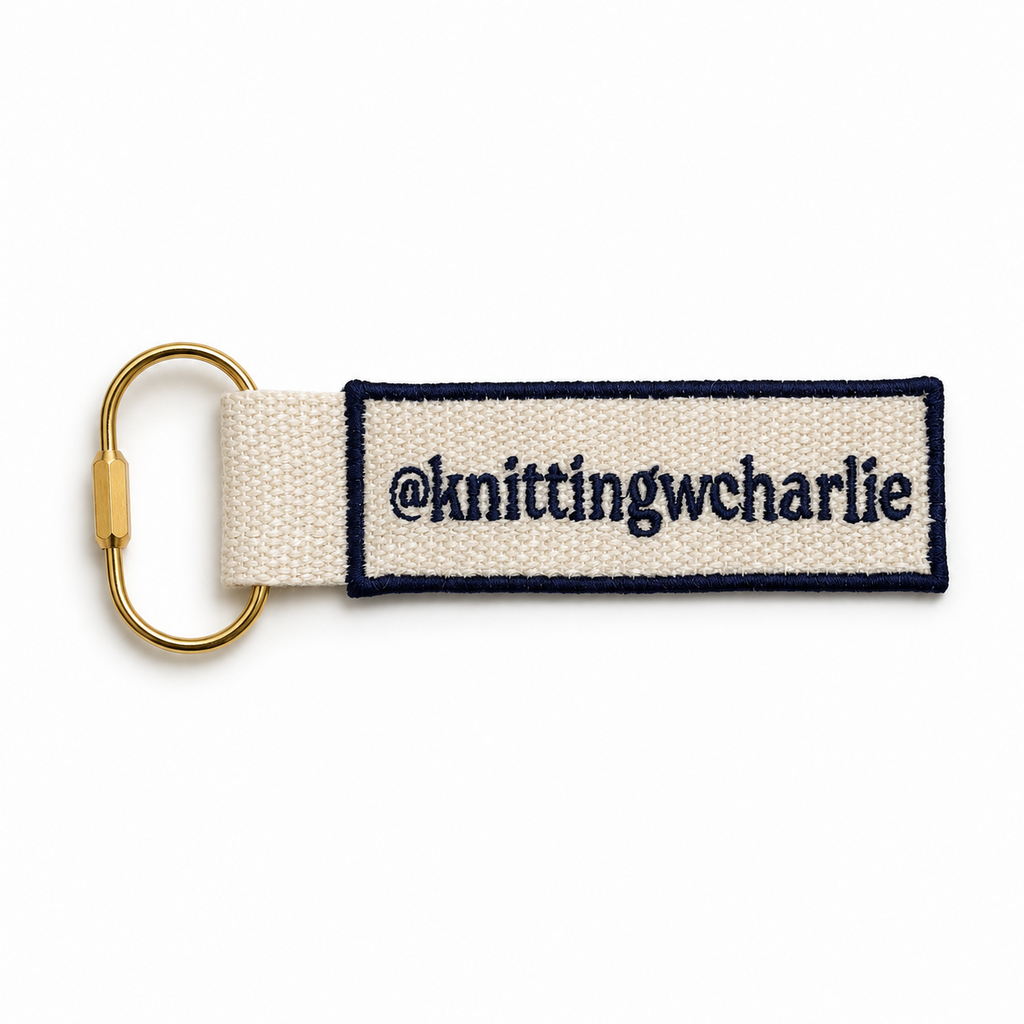 Make(r) Your Own | Embroidered Bag Charm Keychain
