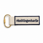 Make(r) Your Own | Embroidered Bag Charm Keychain