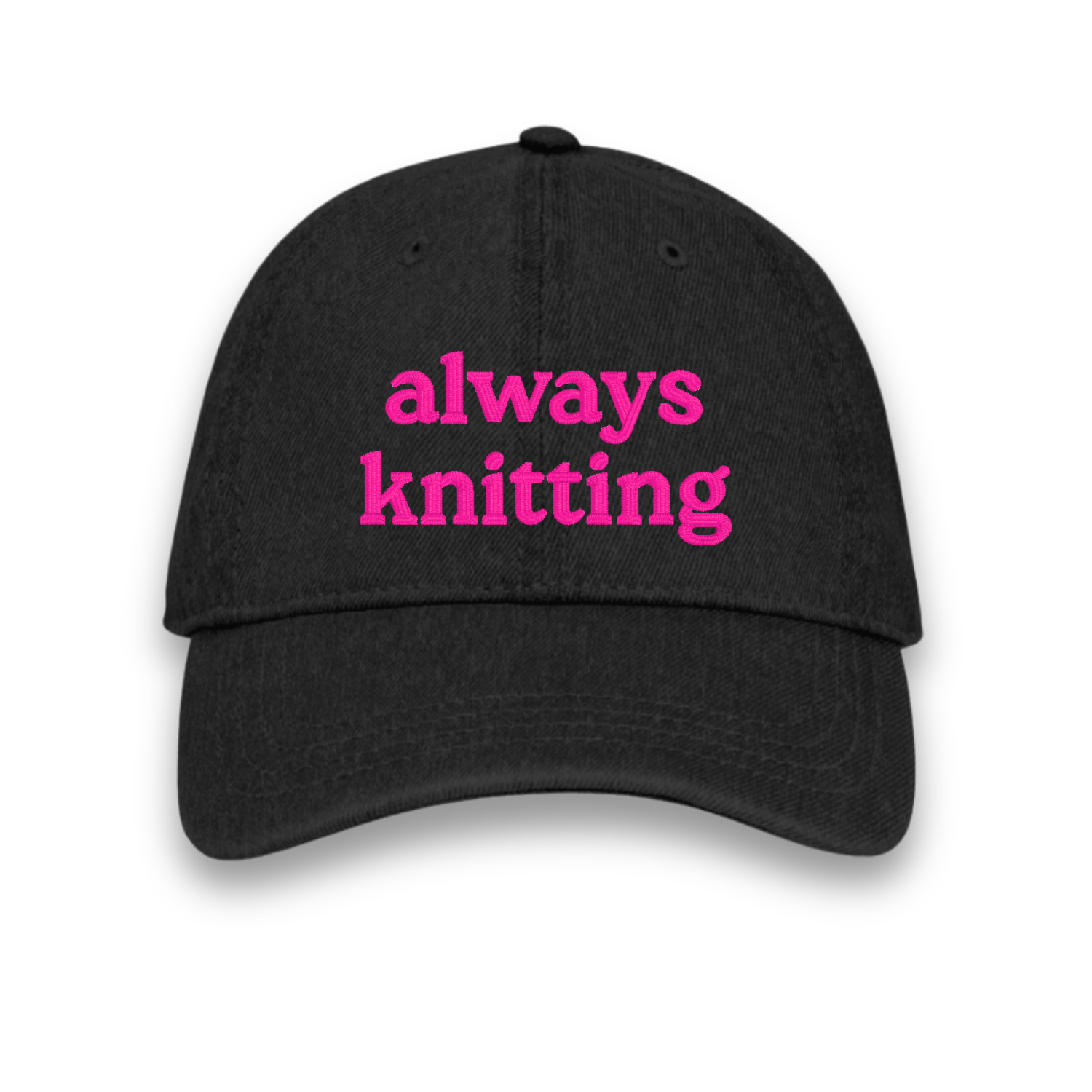 always knitting - Denim Hat [CHOOSE YOUR THREAD COLOR!]