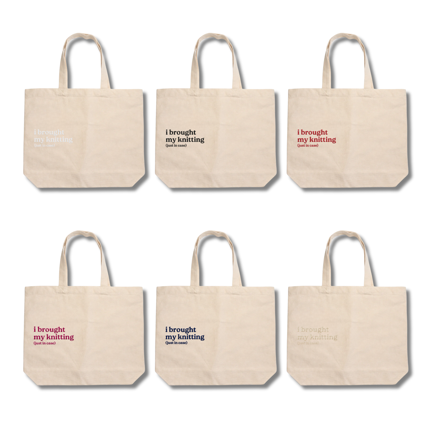 CUSTOM EMBROIDERY COLOR! - Canvas Tote