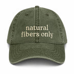 Olive Green Dad Hat | Make(r) Your Own | Embroidered Knitting Hat for Makers