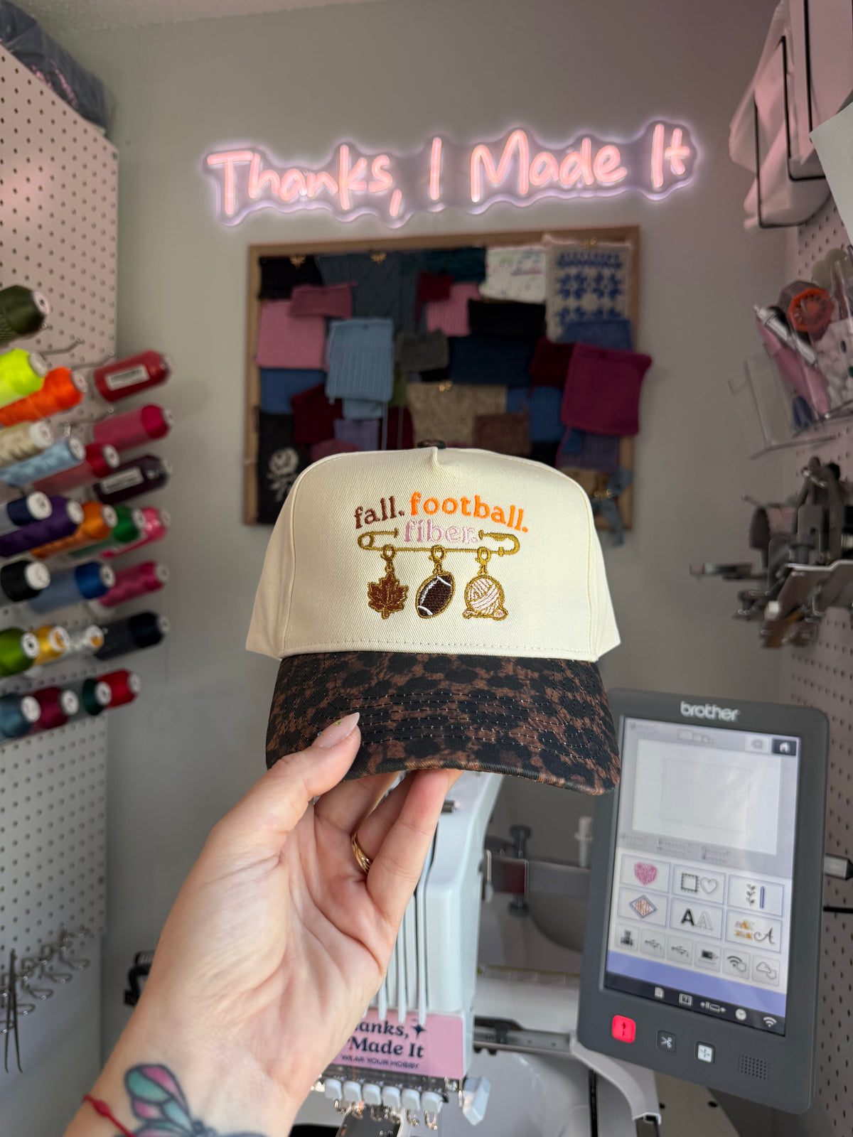 Fall. Football. Fiber. Structured Hat | Make(r) Your Own