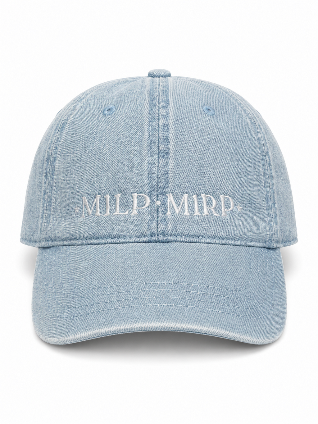 Light Wash Denim Hat | Make(r) Your Own | Custom Knitting Hat for Makers