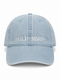 M1LP · M1RP – Light Wash Denim Hat – White Embroidery | Maker Favorite