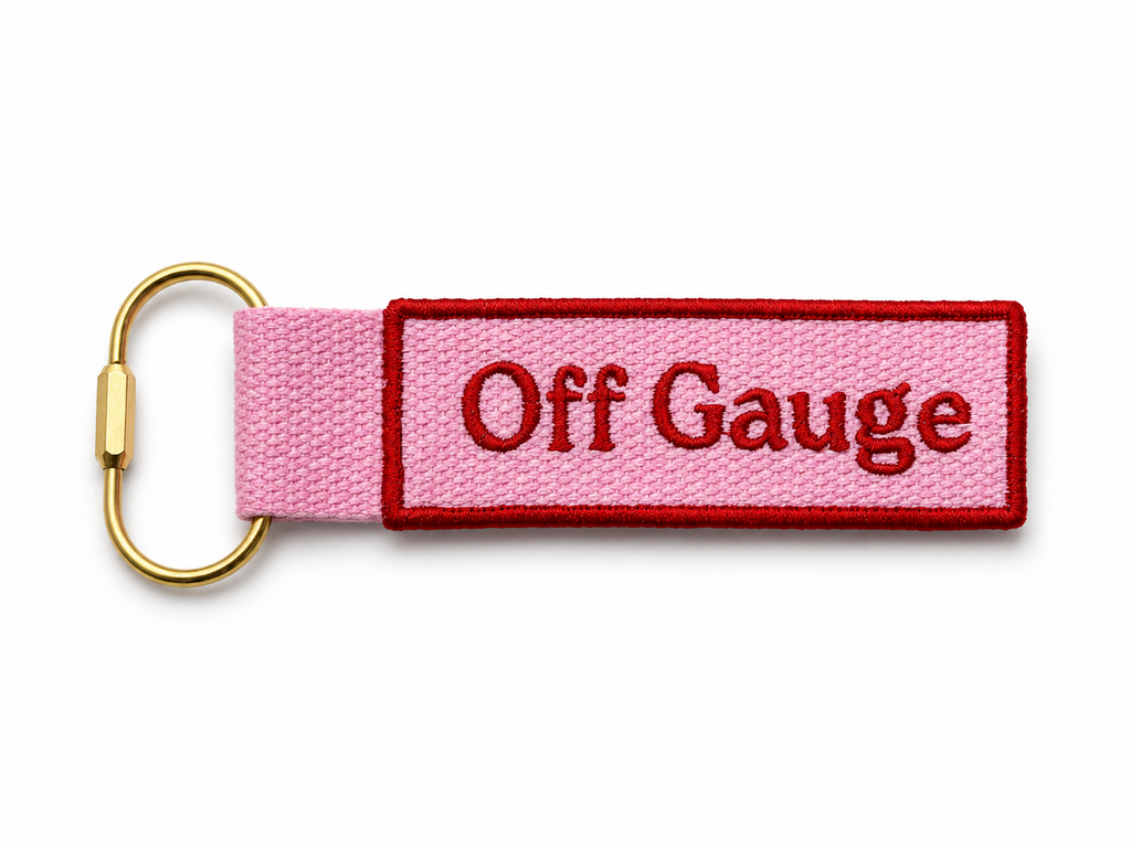 Make(r) Your Own | Embroidered Bag Charm Keychain