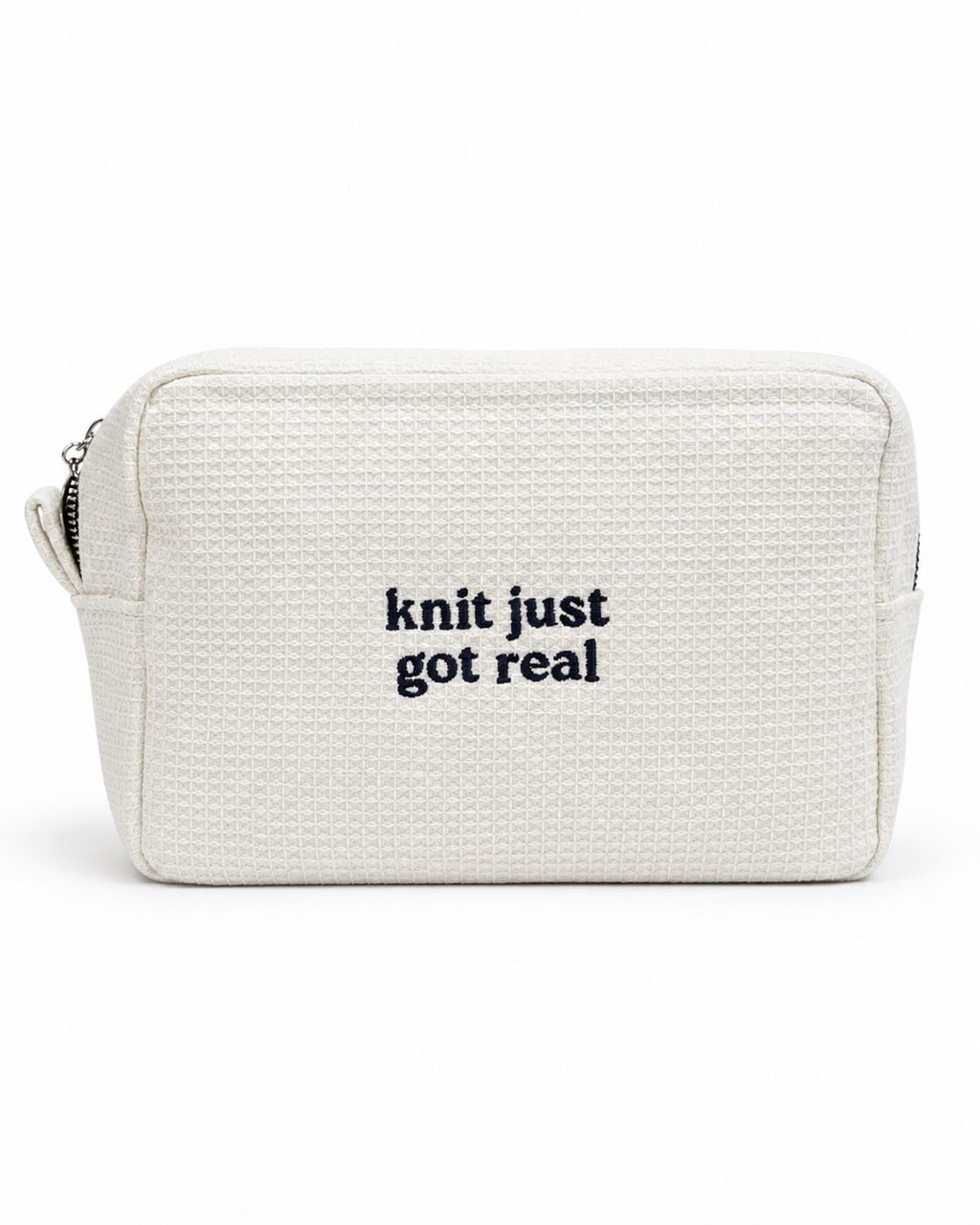 The “Just In” Case | TIMI Personalized Embroidered Waffle Project Pouch