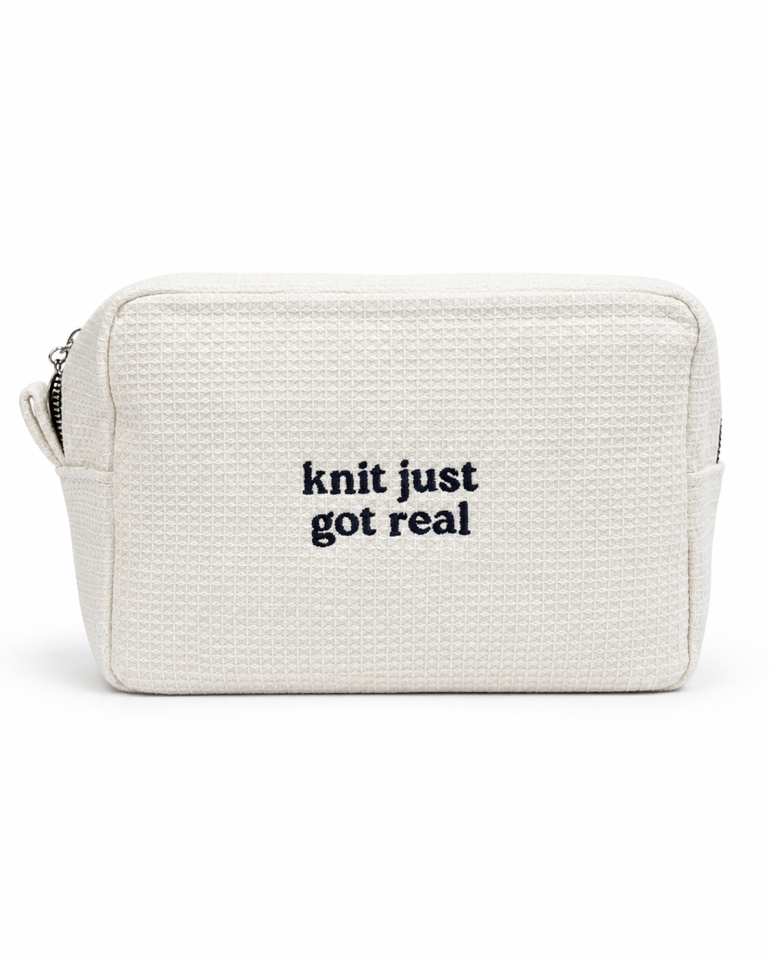 The “Just In” Case | TIMI Personalized Embroidered Waffle Project Pouch