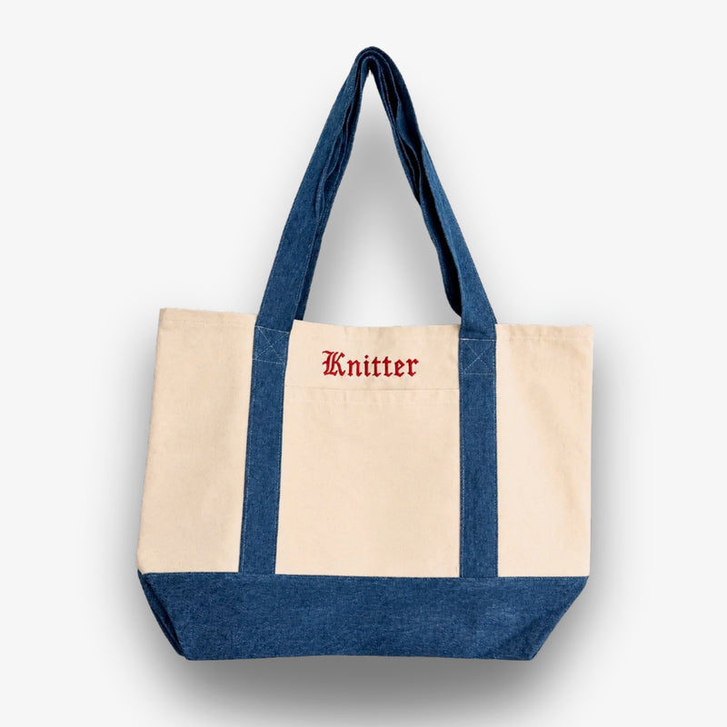 Personalized XL Pocket Tote | Make(r) Your Own Custom Embroidered Bag