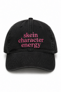 Skein Character Energy Embroidered Hat | TIMI Funny Knitting Hat for Knitters