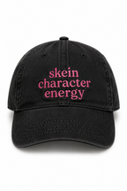 Skein Character Energy Embroidered Hat | TIMI Funny Knitting Hat for Knitters