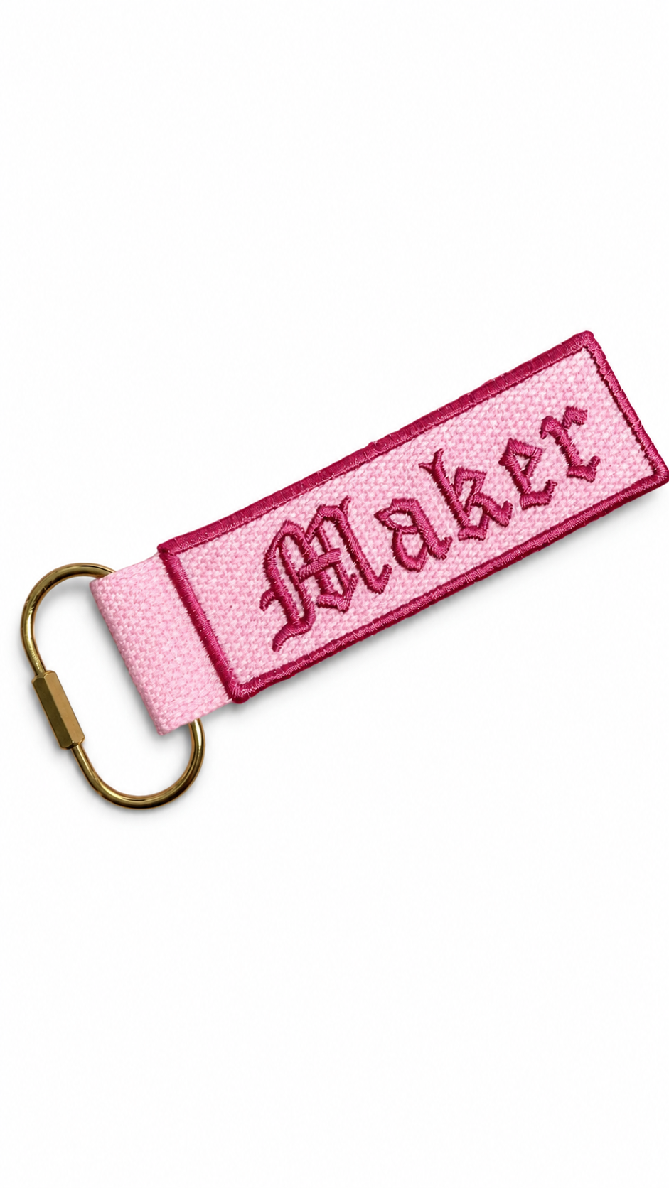Embroidered Bag Charm | TIMI Keychain for Knitters & Makers