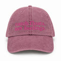 Catch Floats, Not Feelings - Maroon Hat – Pink Embroidery | TIMI