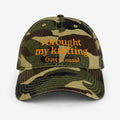 I Brought My Knitting (Just in Case) - Camo Hat – Orange Embroidery | TIMI