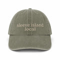 Sleeve Island Local - Olive Hat – Taupe Embroidery | TIMI