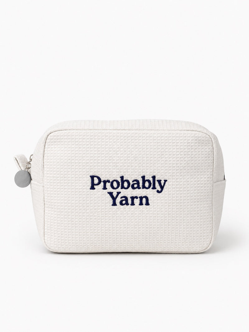 Personalized Waffle Pouch | Custom Embroidered Pouch | Make(r) Your Own