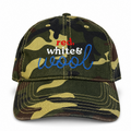 Red, White & Wool – Camo Hat – Chainstitch Embroidery | TIMI