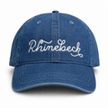 Rhinebeck – Medium Denim Hat – White Chainstitch Embroidery | TIMI
