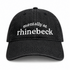 Mentally at Rhinebeck – Black Denim Hat – White Embroidery | TIMI