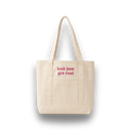 knit just got real - TIMI Canvas Tote Bag with Pockets
