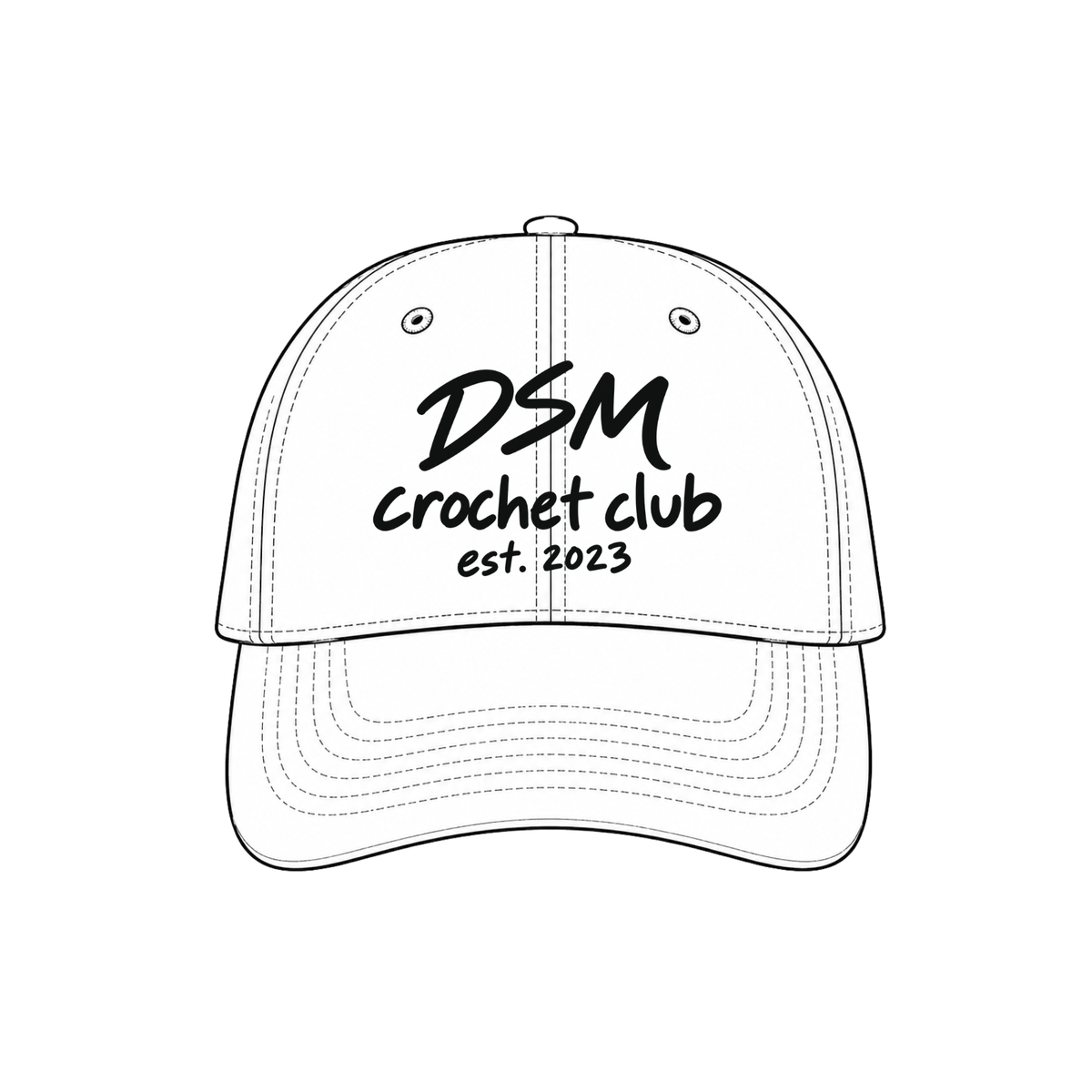 DSM Crochet Club Custom Hat | Make(r) Your Own