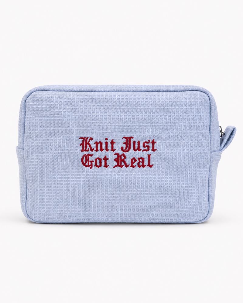Personalized Waffle Pouch | Custom Embroidered Pouch | Make(r) Your Own