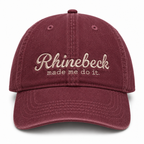 Rhinebeck Made Me Do It - Custom Embroidered Fiber Festival Hat | Make(r) Your Own