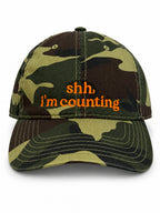 Camo Dad Hat | Make(r) Your Own | Custom Embroidered Knitting Hat for Makers