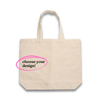 Make(r) Your Own | Canvas Tote Bag | Embroidered Knitting Project Tote