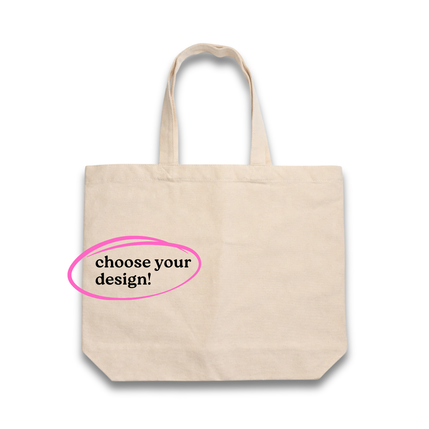 Make(r) Your Own | Canvas Tote Bag | Embroidered Knitting Project Tote