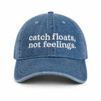 Medium Denim Hat | Make(r) Your Own | Custom Embroidered Knitting Hat for Makers