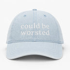 Light Wash Denim Hat | Make(r) Your Own | Custom Knitting Hat for Makers