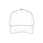 Custom structured hat with embroidered maker design