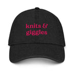 knits & giggles - Denim Hat [CHOOSE YOUR THREAD COLOR!]