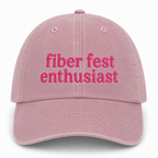 Fiber Fest Enthusiast - Custom Embroidered Fiber Festival Hat | Make(r) Your Own