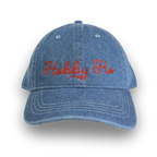 Medium Denim Hat | Make(r) Your Own | Custom Embroidered Knitting Hat for Makers