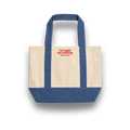 I Brought My Knitting (Just in Case) - Tote – Oversized Denim Project Bag for Knitters