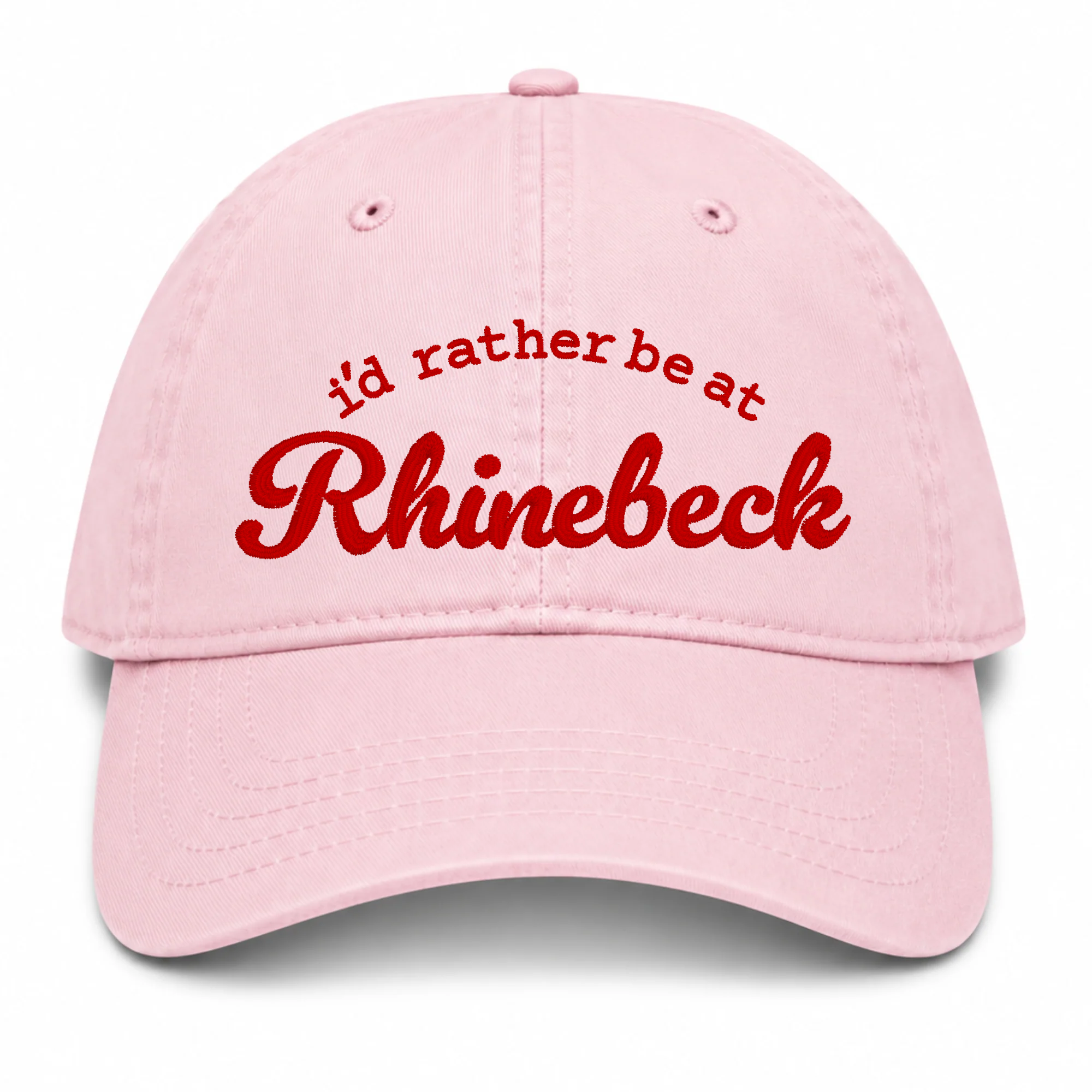 I’d Rather Be At Rhinebeck - Custom Embroidered Fiber Festival Hat | Make(r) Your Own