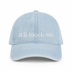 Light Wash Denim Hat | Make(r) Your Own | Custom Knitting Hat for Makers
