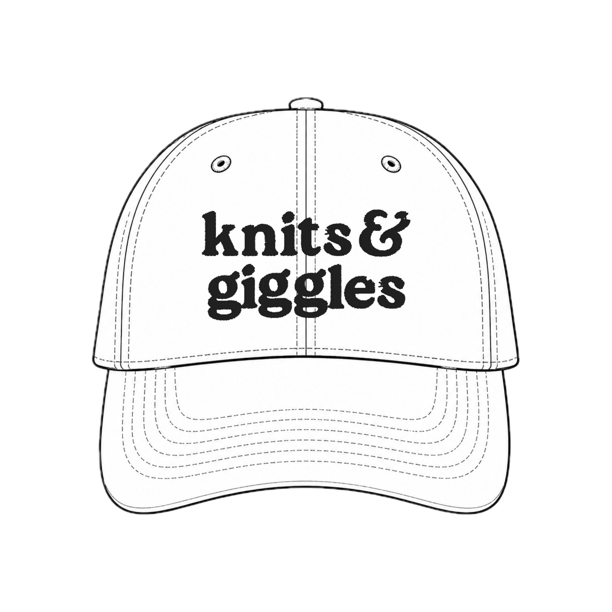 Custom embroidered maker hat with selectable hat and thread colors