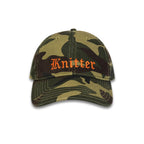 Camo Dad Hat | Make(r) Your Own | Custom Embroidered Knitting Hat for Makers