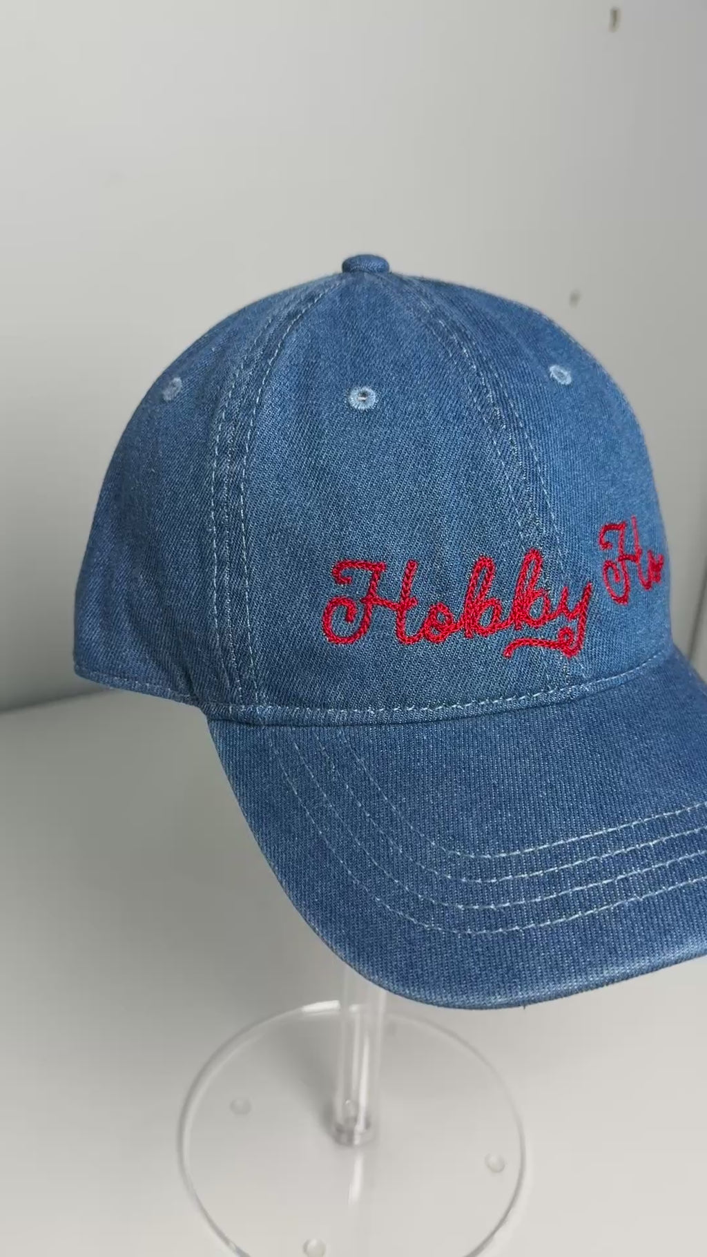 Hobby Ho - Dad Hat – Embroidered Cotton Cap for Makers